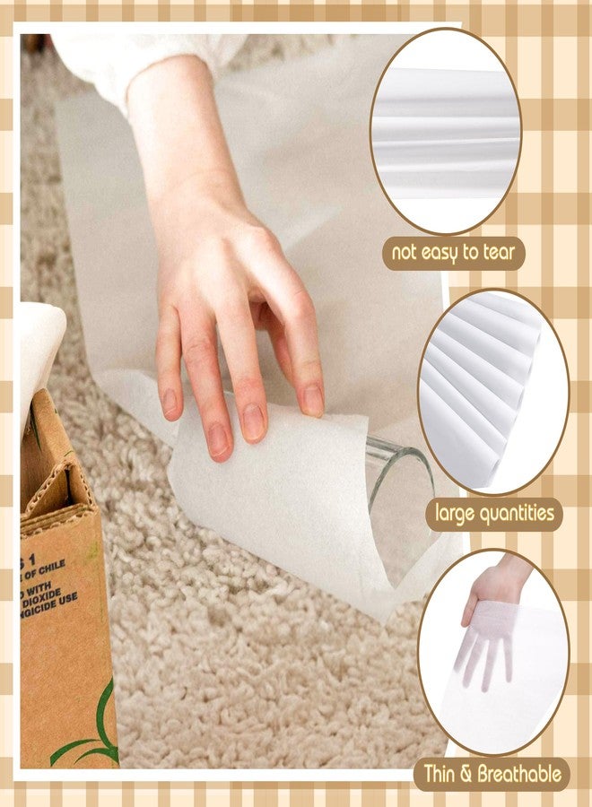 tchrules 200 Sheets Acid Free Tissue Paper for Storage, 24″ x 36″ White Archival Tissue Paper Bulk for Packaging, Large No Acid Unbuffered Interleaving Papers for Wrapping Clothes Textiles Jewelries - Image 3